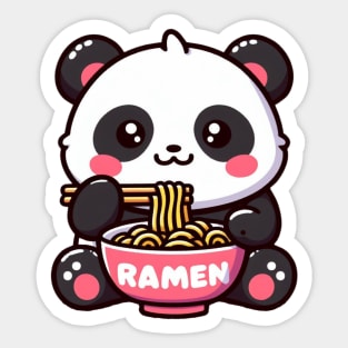 Panda Ramen life noodles Sticker